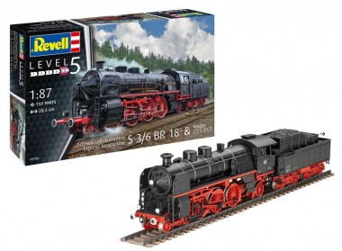 Revell 02168 Schnellzuglokomotive S3/6 BR18(5) 