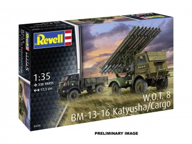 Revell 03338 BM-13-16 on W.O.T. 8 chassis 