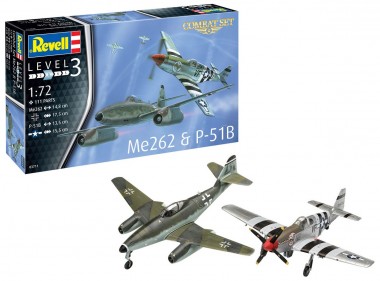 Revell 03711 Combat Set: Me262 & P-51B 