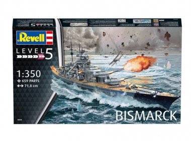 Revell 05040 Battleship Schlachtschiff Bismarck 