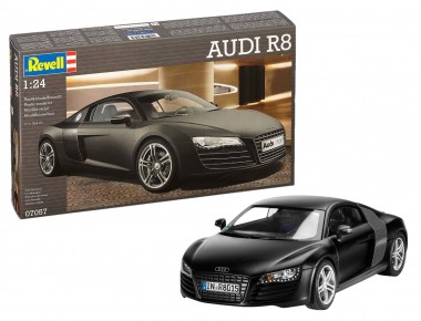 Revell 07057 Audi R8 matt schwarz 