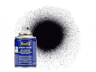 Revell 34108 Spray Color schwarz (m) 100 ml 
