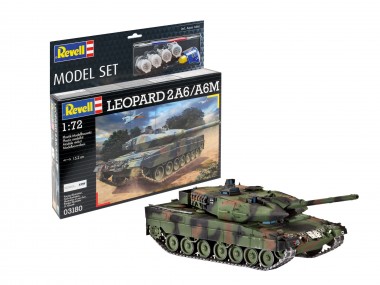 Revell 63180 ModelSet: Leopard 2A6/A6M 