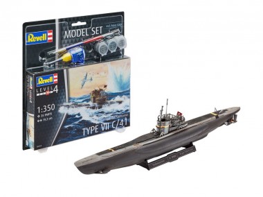 Revell 65154 ModelSet: German Submarine Type VII C/41 
