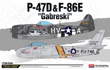 Academy 12530 P-47D & F-86E 'GABRESKI' 