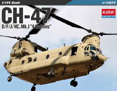 Academy 12624 CH-47D/F/J/HC.Mk.1 '4 NATIONS' 