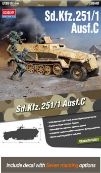 Academy 13540 German Sd.kfz. 251/1 Ausf. C 