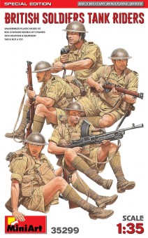 MiniArt 35299 British Soldiers Tank Riders. SPECIAL ED 