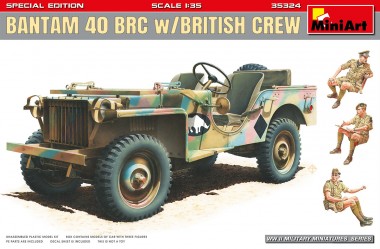 MiniArt 35324 Bantam 40 BRC w/british Crew  