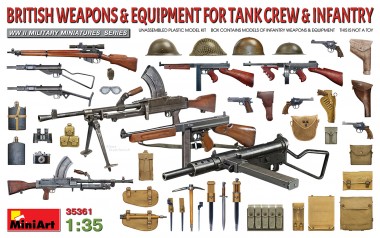 MiniArt 35361 Waffen und Ausrüstung / British Weapons 