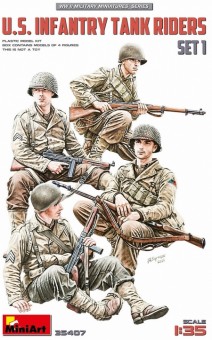 MiniArt 35407 Fig.-Set US Infanterie (4) Set 1 
