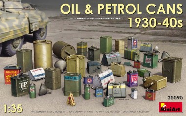 MiniArt 35595 Öl & Benzin Dosen 1930-40er 