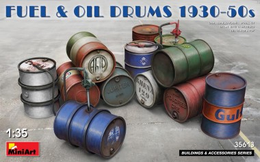 MiniArt 35613 Fuel & Oil Drums 1930-50 