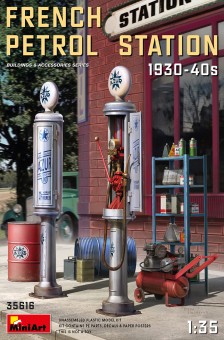 MiniArt 35616 French Petrol Station 1930-40 
