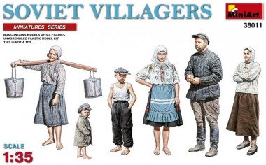 MiniArt 38011 Soviet Villagers / Dorfbewohner 