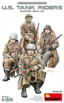 MiniArt 53045 U.S. Tank Riders (Winter 1944-45) 