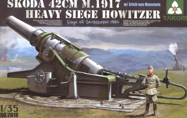 Takom 2018 Skoda 42cm M.1917 Heavy Siege Howitzer 
