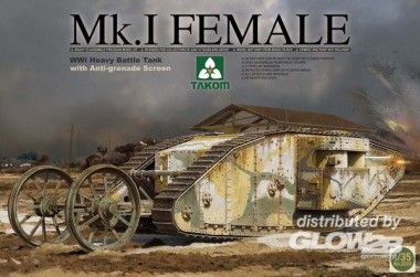 Takom 2033 WWI Heavy Battle Tank Mk.I female 