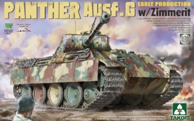 Takom 2134 Panther Ausf.G Early Production
 w.Zimm 