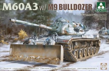 Takom 2137 M60A3 w/M9 Bulldozer 