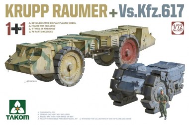 Takom 5007 Krupp Räumer + Vs.Kfz. 617 