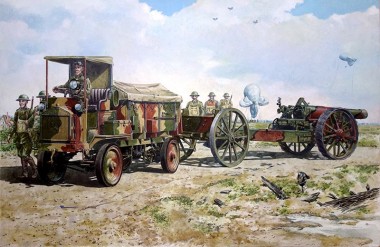 Roden 713 FWD Model B 3 ton & BL 8-inch howitzer 