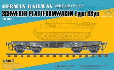 Modellbau 35A02 SABRE Model: Plattformwagen SSys 