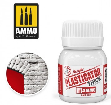 Modellbau A.MIG-2076 AMMO by MIG Jimenez: Plasticator Thick 