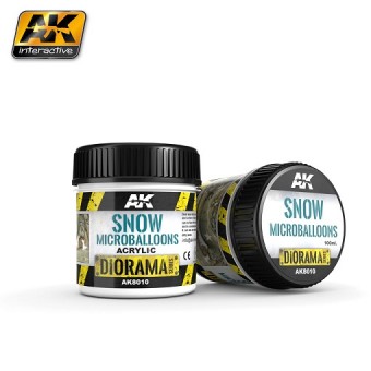 Modellbau AK8010 Snow Microballons - Pulverschnee 100ml 