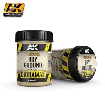 Modellbau AK8015 Terrains dry Ground - Acrylic 250ml 