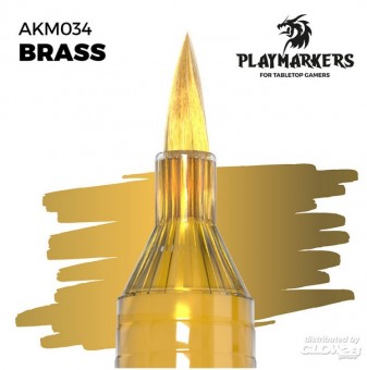 Modellbau AKM034 AK Interactive: Playmarker Brass 