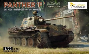 Modellbau VS720011 Panther 'F' Pz.Kpfw.V (75mm KwK. L/70) 