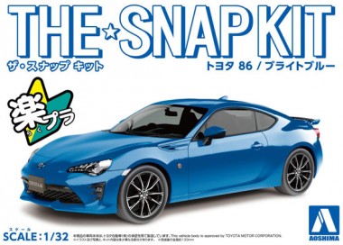 Aoshima 05754 The Snap Kit TOYOTA 86 (Bright Blue) 