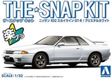 Aoshima 06354 Nissan R32 Skyline GT-R - Crystal white 