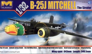 HongKong Models 01E02 B-25J Mitchell The Strafer 