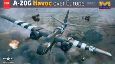 HongKong Models 01E039 A-20G Havoc
 Over Europe 