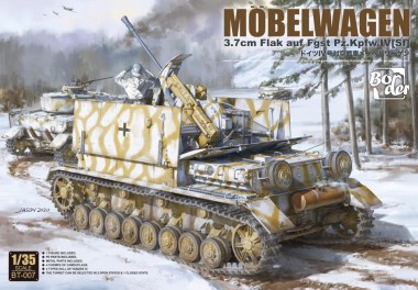 Border Model BT-007 Möbelwagen 3.7cm Flak auf Fgst. Pz.Kpfw. 