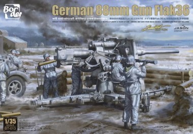 Border Model BT-013 German 88mm Gun Flak36 