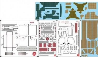 Nunu Model Kit. NE24007 Photo-etch set für Lancia Delta S4 '86 