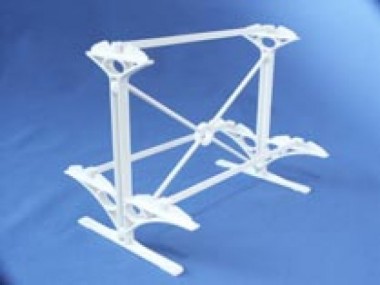 Gabriel 1021022 Tischständer für 3 Vitrinen weiß 