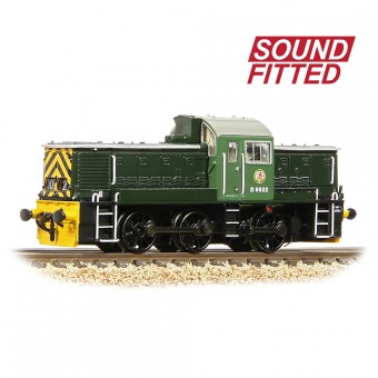 Graham Farish 372-950ASF Class 14 D9522 BR Green (Wasp Stripes) 