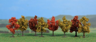 Heki 1141 Laubbäume herbstlich, 8 St. 