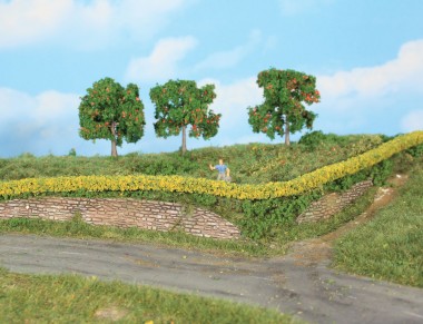 Heki 11805 2 flexible Forsythienhecken 7 x 7 mm, j 