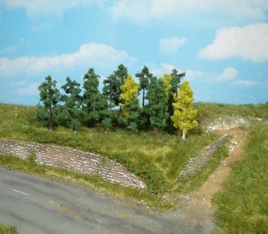 Heki 1231 25 Bäume sortiert 4-5,5 cm 