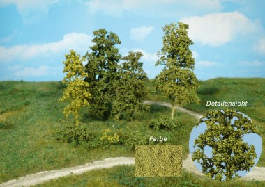 Heki 1671 15 Blätterbäume mittelgrün 