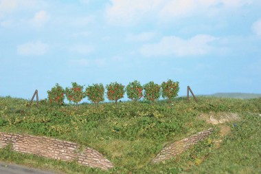 Heki 19135 Spalierobst, 36 Stück ca. 2,5 cm incl.S 