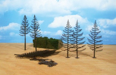 Heki 1970 Bastelpackung Fichten 