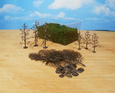 Heki 1972 Bastelpackung Bäume 