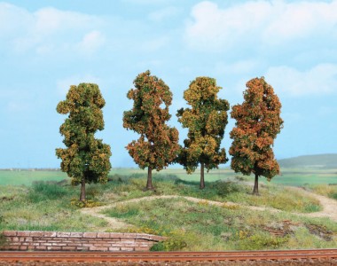 Heki 2002 4 Herbstbäume 11 cm 