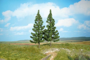 Heki 2125 2 Bergfichten 17 cm 